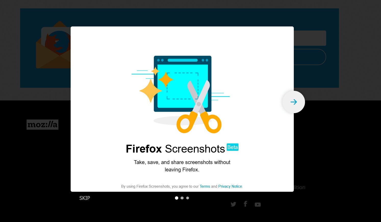 Frefox Screenshot