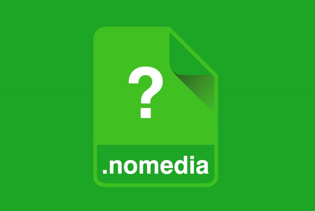 delete .nomedia file on android