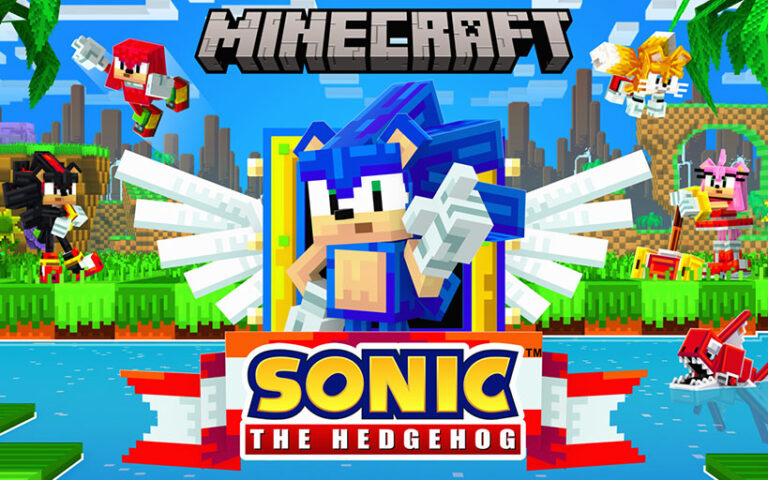 Sonic in Minecraft