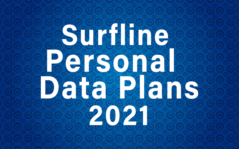 Surfline Personal Data Plans 2021