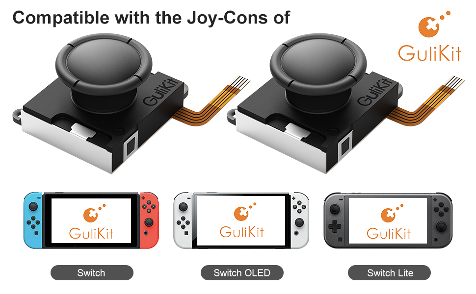 gilikit hall joysticks on switch