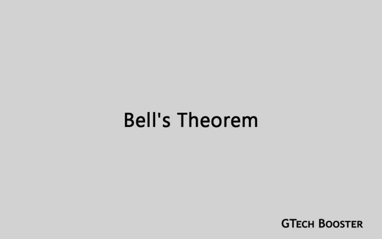bell's theorem