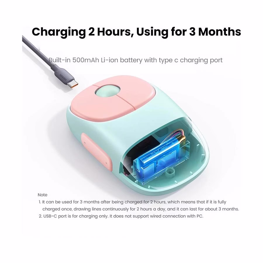2hours charge last for 3 months